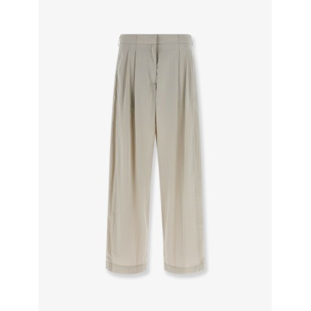 Iven silk and nylon trousers