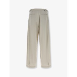 Iven silk and nylon trousers