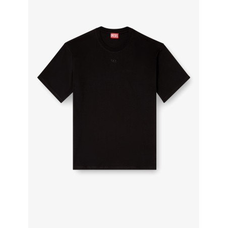 Cotton T-shirt with embroidered logo on the front