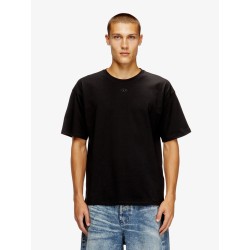 Cotton T-shirt with embroidered logo on the front