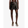 O-Saka-Mini faux leather skirt