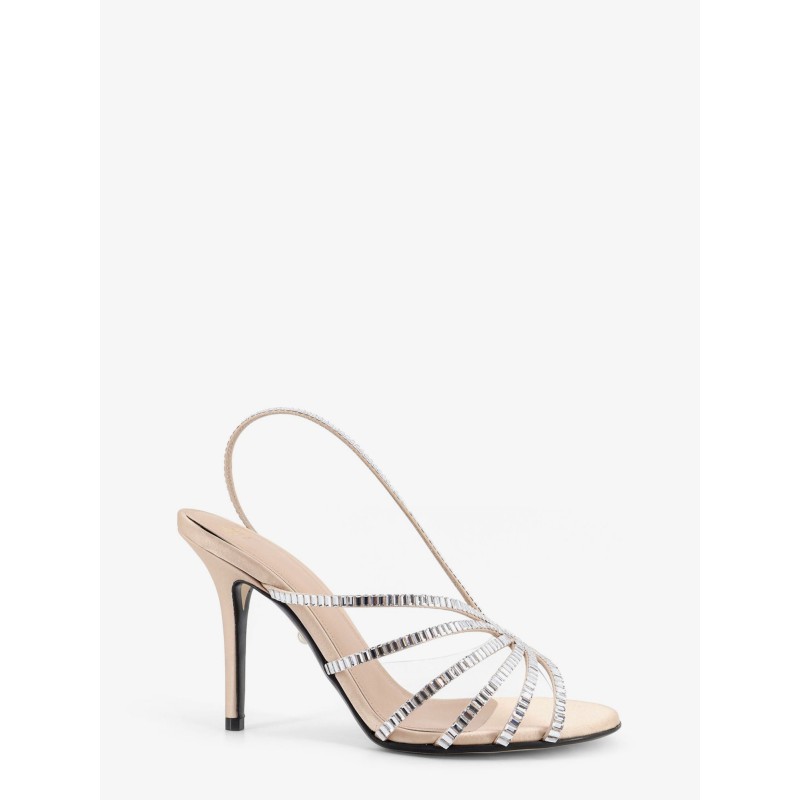 Star Xtal 95 satin sandals with all-over crystals