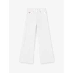 Cotton blend trousers