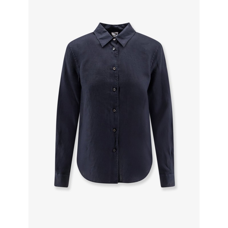 "Vissuto" linen shirt