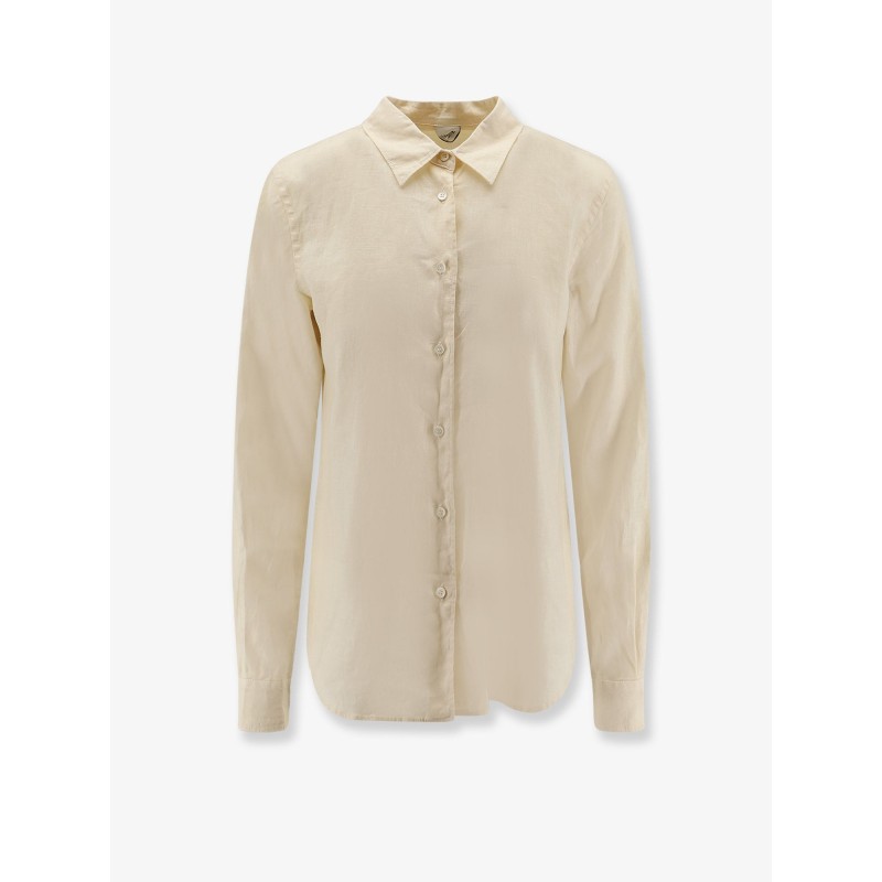 "Vissuto" linen shirt