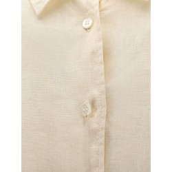 "Vissuto" linen shirt
