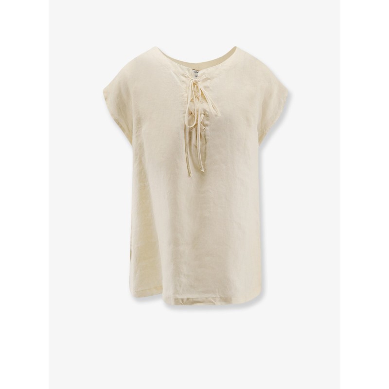 "Vissuto" linen shirt