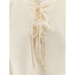 "Vissuto" linen shirt