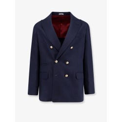 Silk and linen blazer