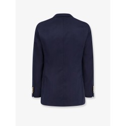 Silk and linen blazer