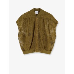 Sleeveless lace jacket