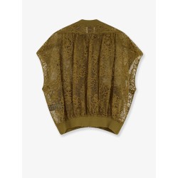 Sleeveless lace jacket