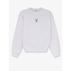 Cotton sweatshirt with embroidered logo on the front