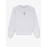 Cotton sweatshirt with embroidered logo on the front