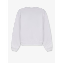 Cotton sweatshirt with embroidered logo on the front