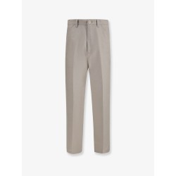 Cotton and linen trousers