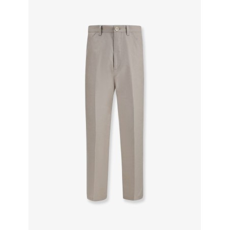 Cotton and linen trousers
