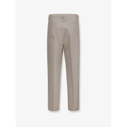 Cotton and linen trousers