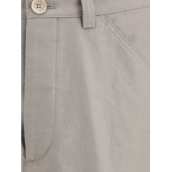 Cotton and linen trousers