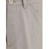 Cotton and linen trousers