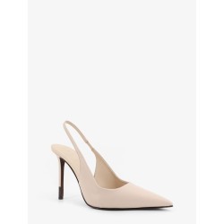 Leather pumps with Monili detail on the heel