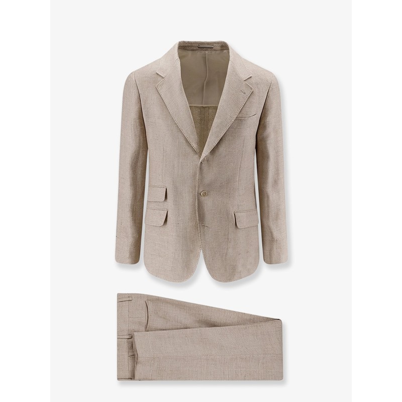Silk, linen and wool suit