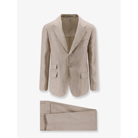 Silk, linen and wool suit