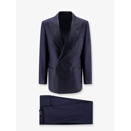 Virgin wool and silk tuxedo