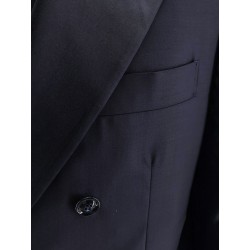 Virgin wool and silk tuxedo