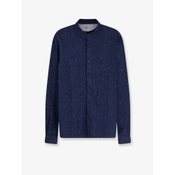 Linen and cotton blend shirt