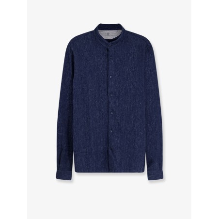 Linen and cotton blend shirt