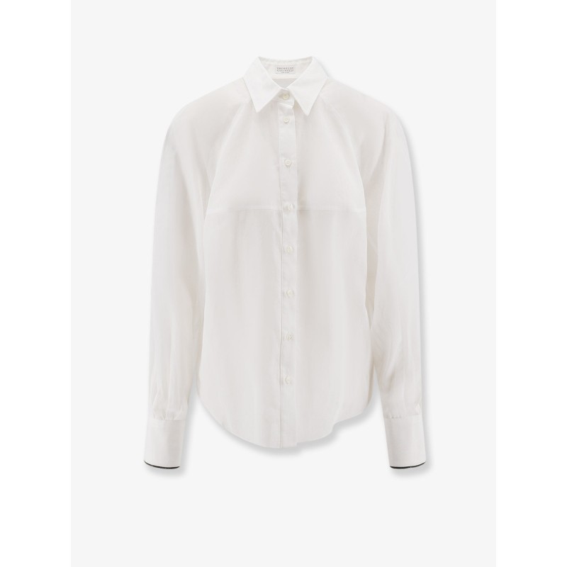 Cotton shirt with Monili detail