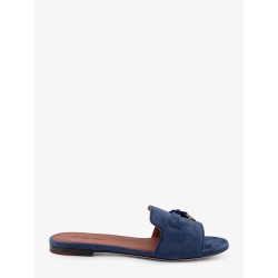 Suede Summer Charms flat sandals