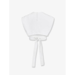 Cotton crop fit Belted top