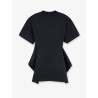 Paneled cotton T-shirt