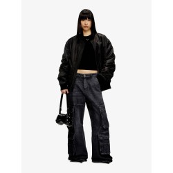 Play Crossbody patent fabric bag