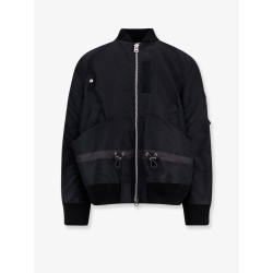 Nylon bomber jacket