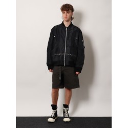 Nylon bomber jacket