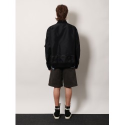 Nylon bomber jacket
