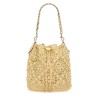 BUCKET BAG WITH MONOGRAM T