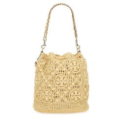 BUCKET BAG WITH MONOGRAM T