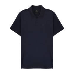 POLO "STEEL" CON PATCH LOGO