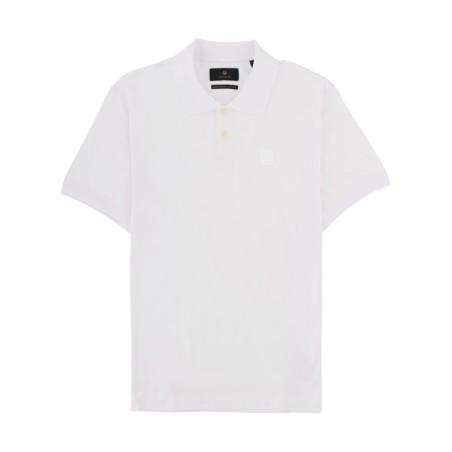 POLO "STEEL" CON PATCH LOGO