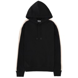 FELPA CON LOGO E CAPPUCCIO