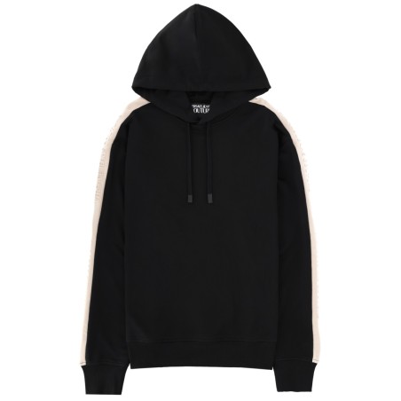 FELPA CON LOGO E CAPPUCCIO