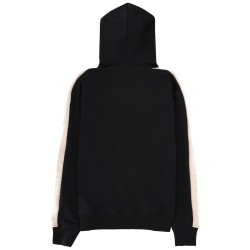 FELPA CON LOGO E CAPPUCCIO