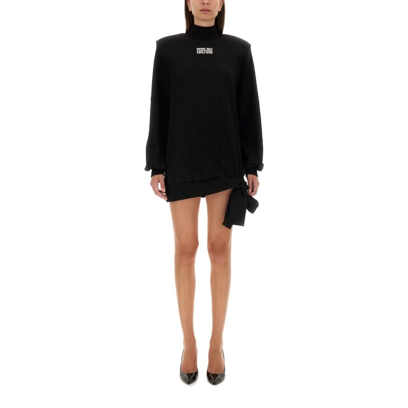 SWEATSHIRT DRESS WITH LOGO