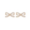 BOW EARRINGS WITH CRYSTALS