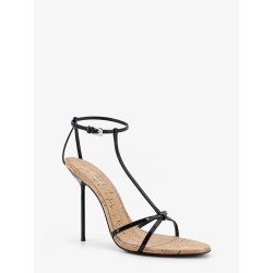 Lidia leather and cork sandals