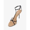 Lidia leather and cork sandals